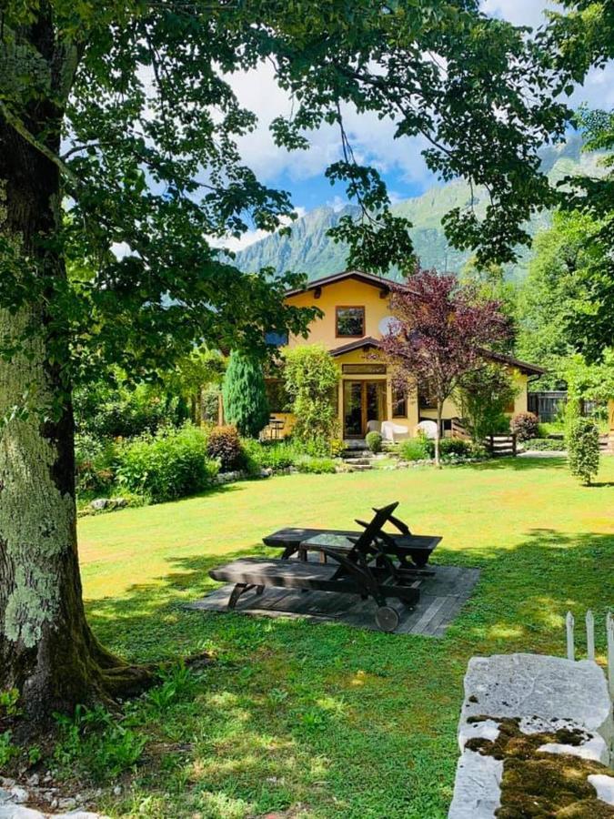 Hotel Pocitniska Hisa Lazar Kobarid Esterno foto